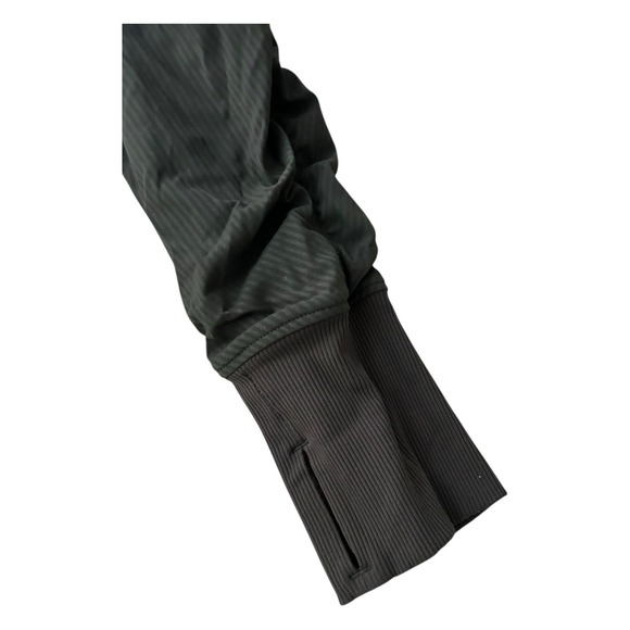 Lululemon Dance Studio Jacket III Reversible Olive Green Zip Up Hoodie Size 10 - Picture 4 of 15